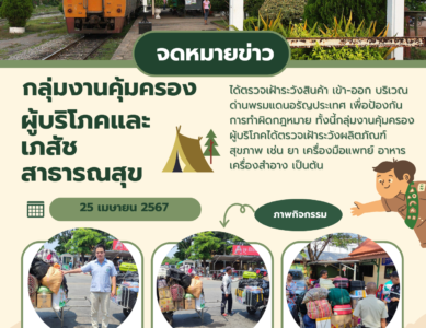 กลุ่มงานคุ้มครองและเภสัชสาธารณสุข