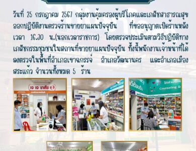 ตรวจประเมิน GPP ร้านขายยาแผนปัจจุบัน