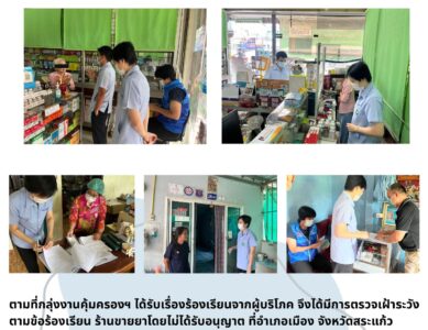 ตรวจเฝ้าระวังตามข้อร้องเรียน