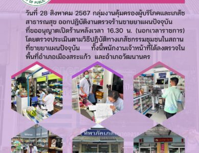 ตรวจประเมิน  GPP  ร้านขายยา