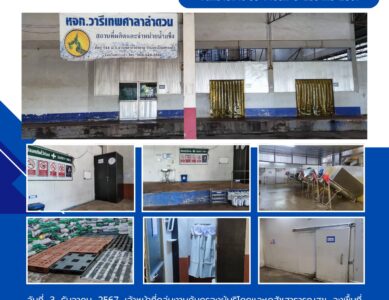 ตรวจเพื่อต่ออายุสถานที่ผลิตอาหาร
